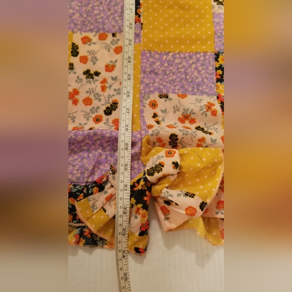 BOHO Cottage Core, Patchwork style Romper (Small) - Picture 7 of 11